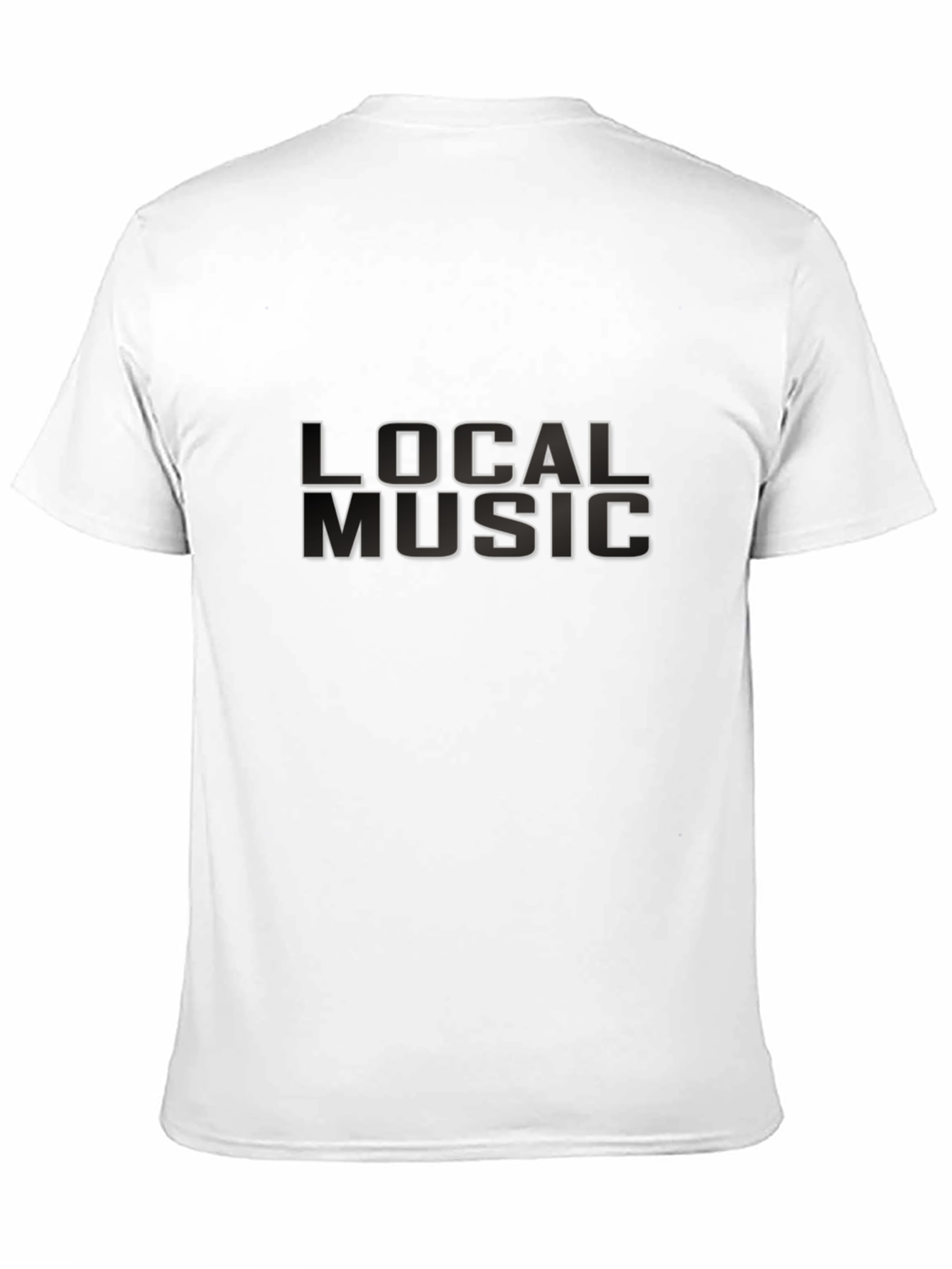 Local Music Graphic Tee - Black Crewneck T-Shirt