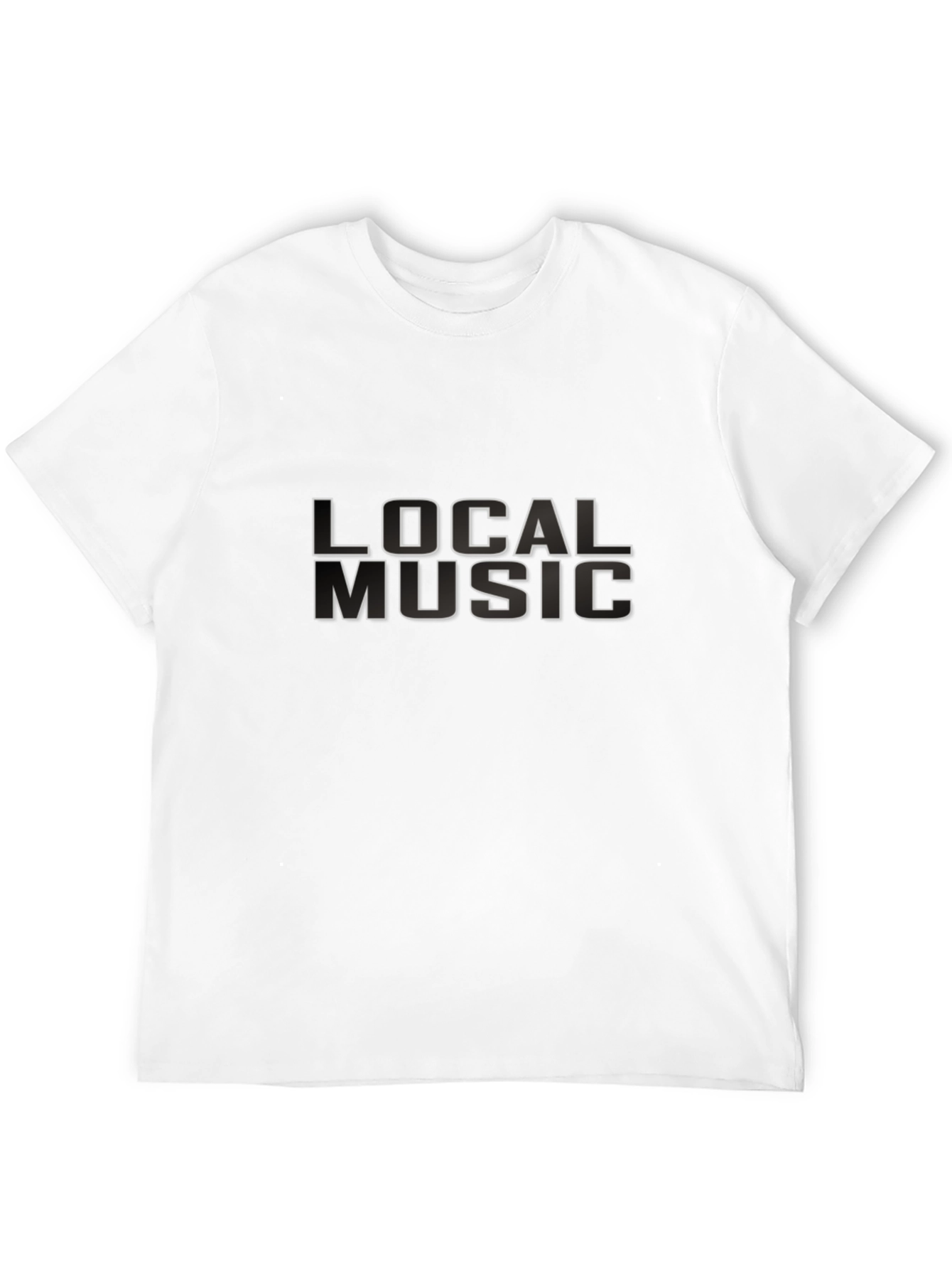 Local Music Graphic Tee - Black Crewneck T-Shirt