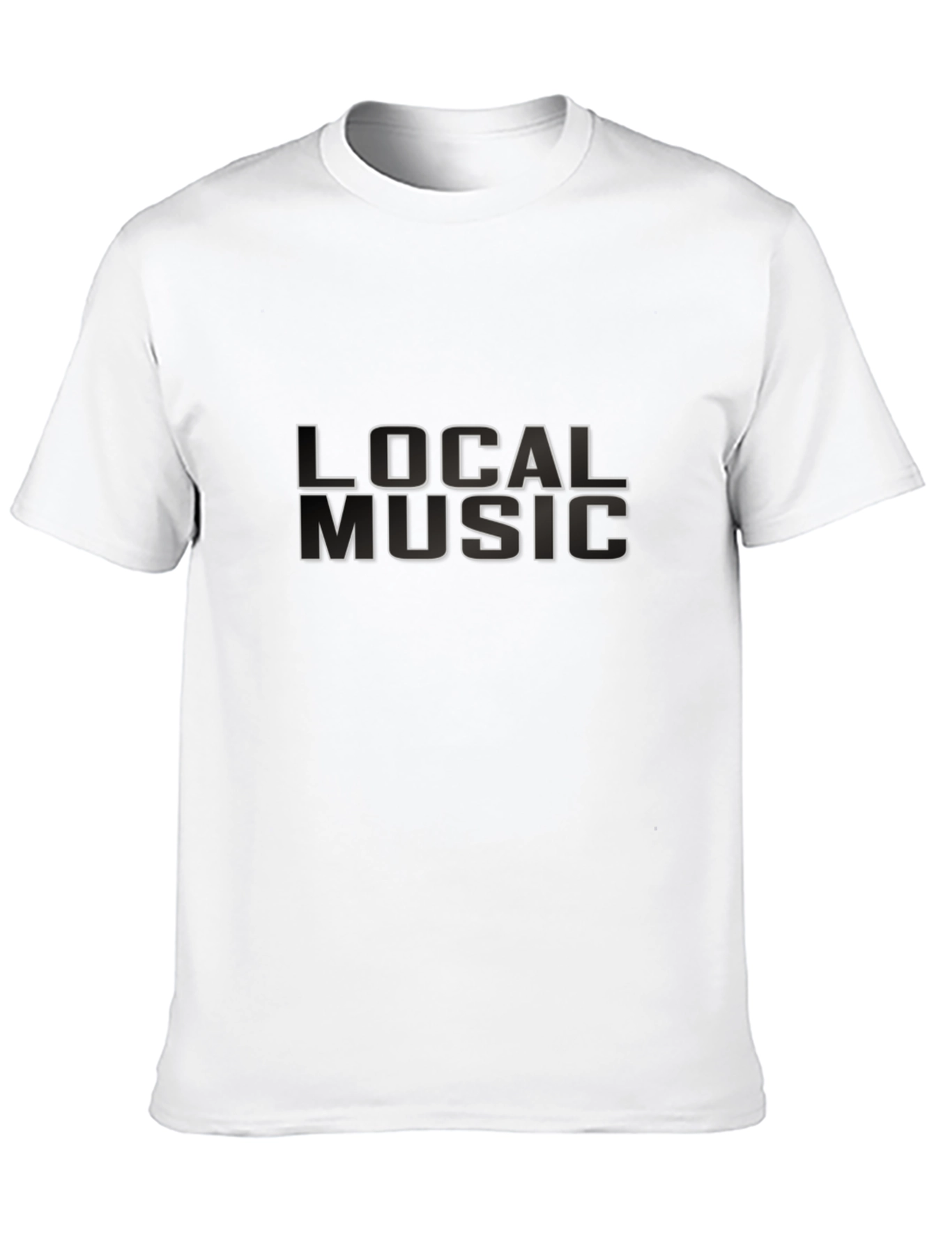 Local Music Graphic Tee - Black Crewneck T-Shirt