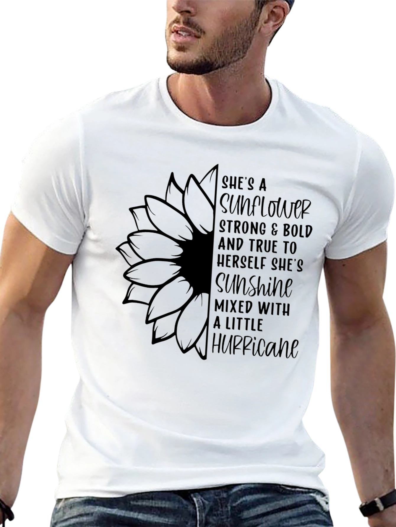 Sunflower Strong Womens T-Shirt