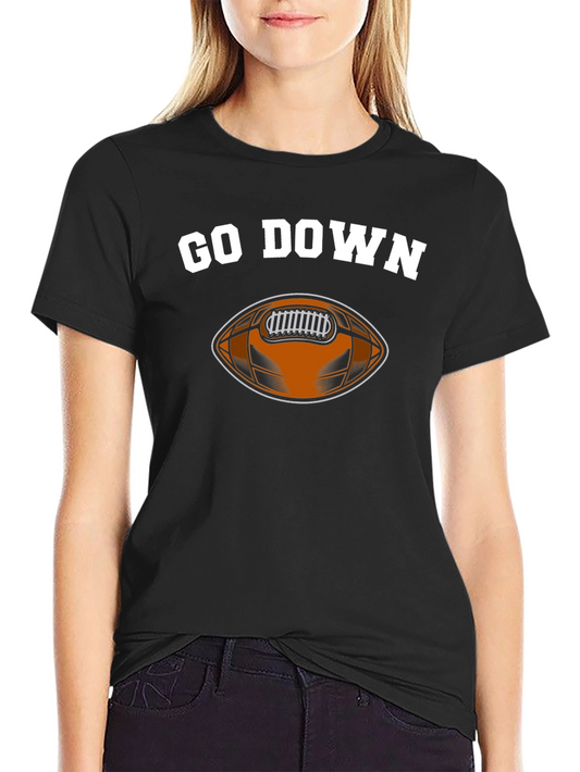 Go Down Football T-Shirt
