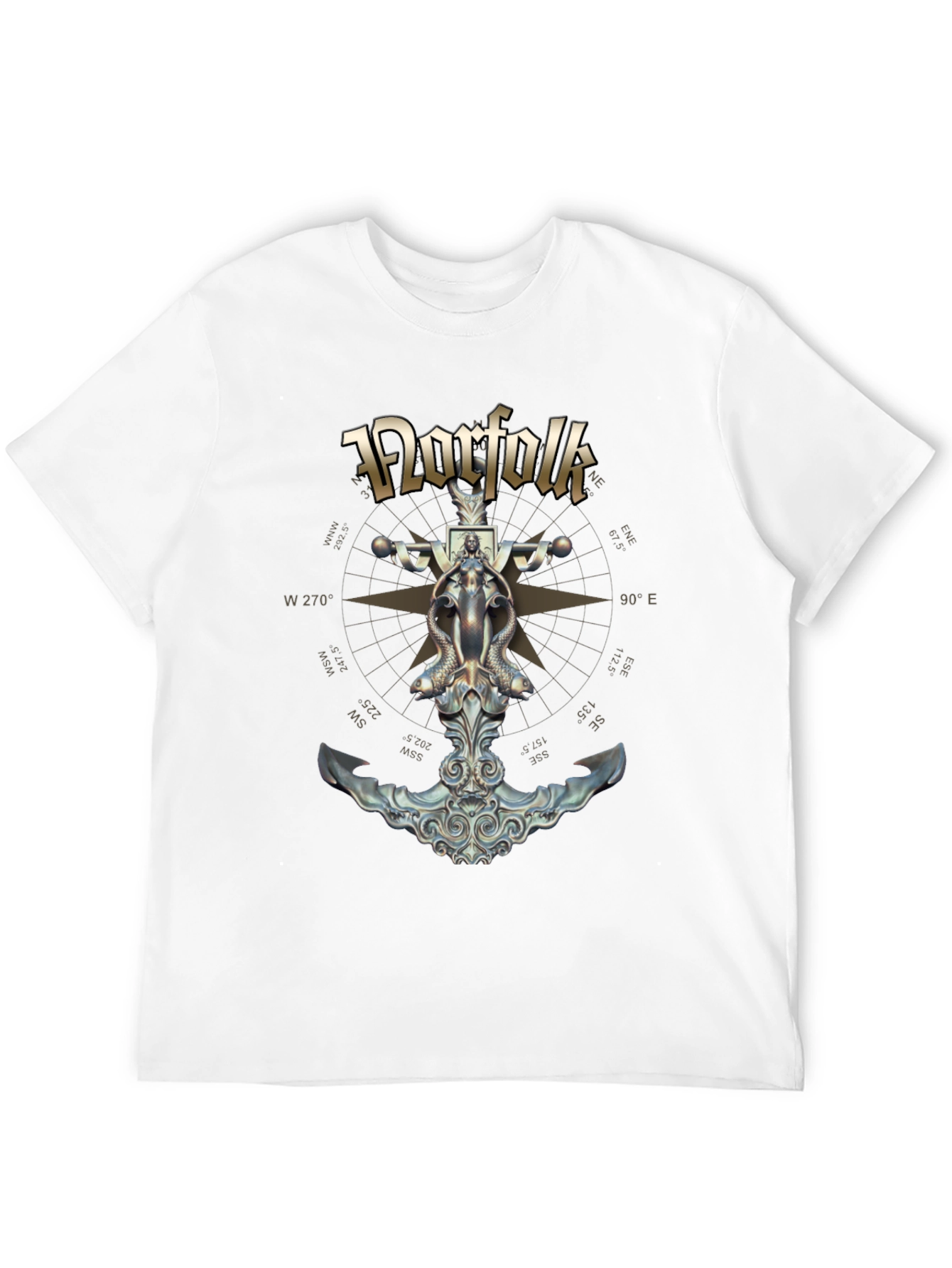 Norfolk Nautical Anchor Graphic T-Shirt