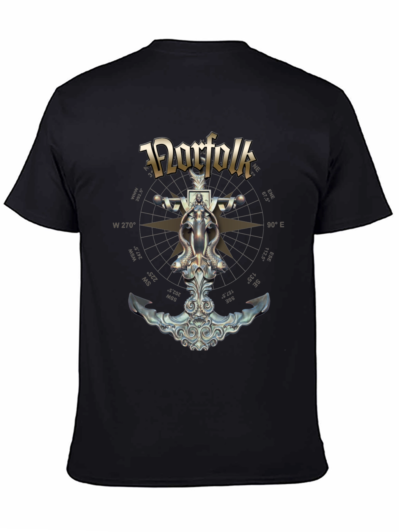 Norfolk Nautical Anchor Graphic T-Shirt