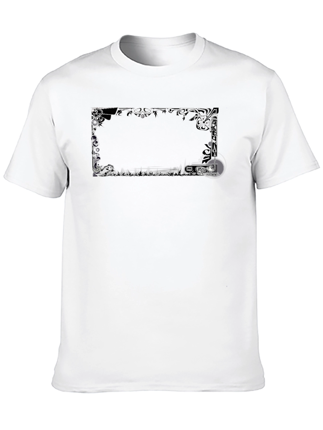 Abstract Art Tee - Black Graphic T-Shirt