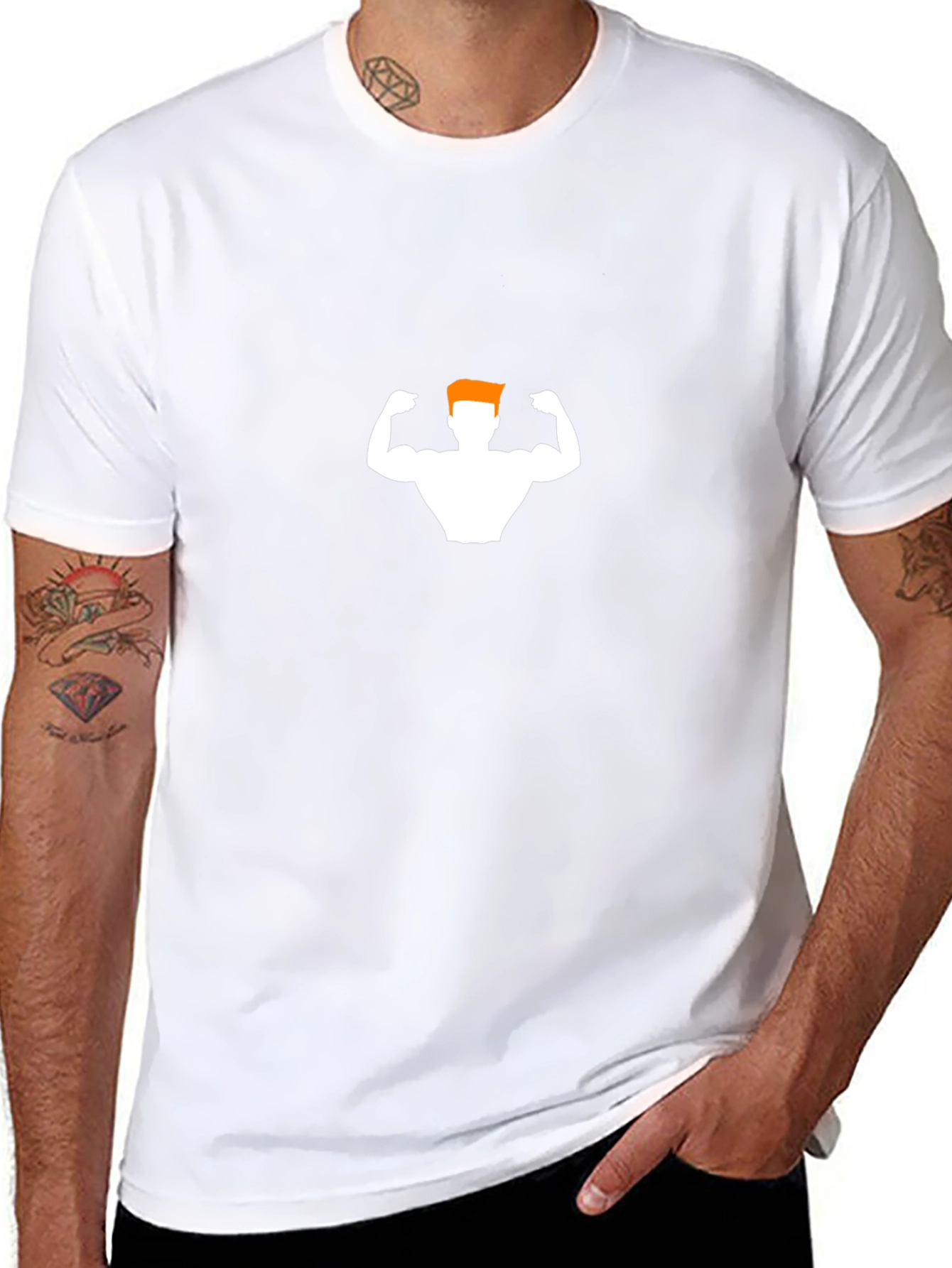 Retro Fitness Graphic Black T-Shirt