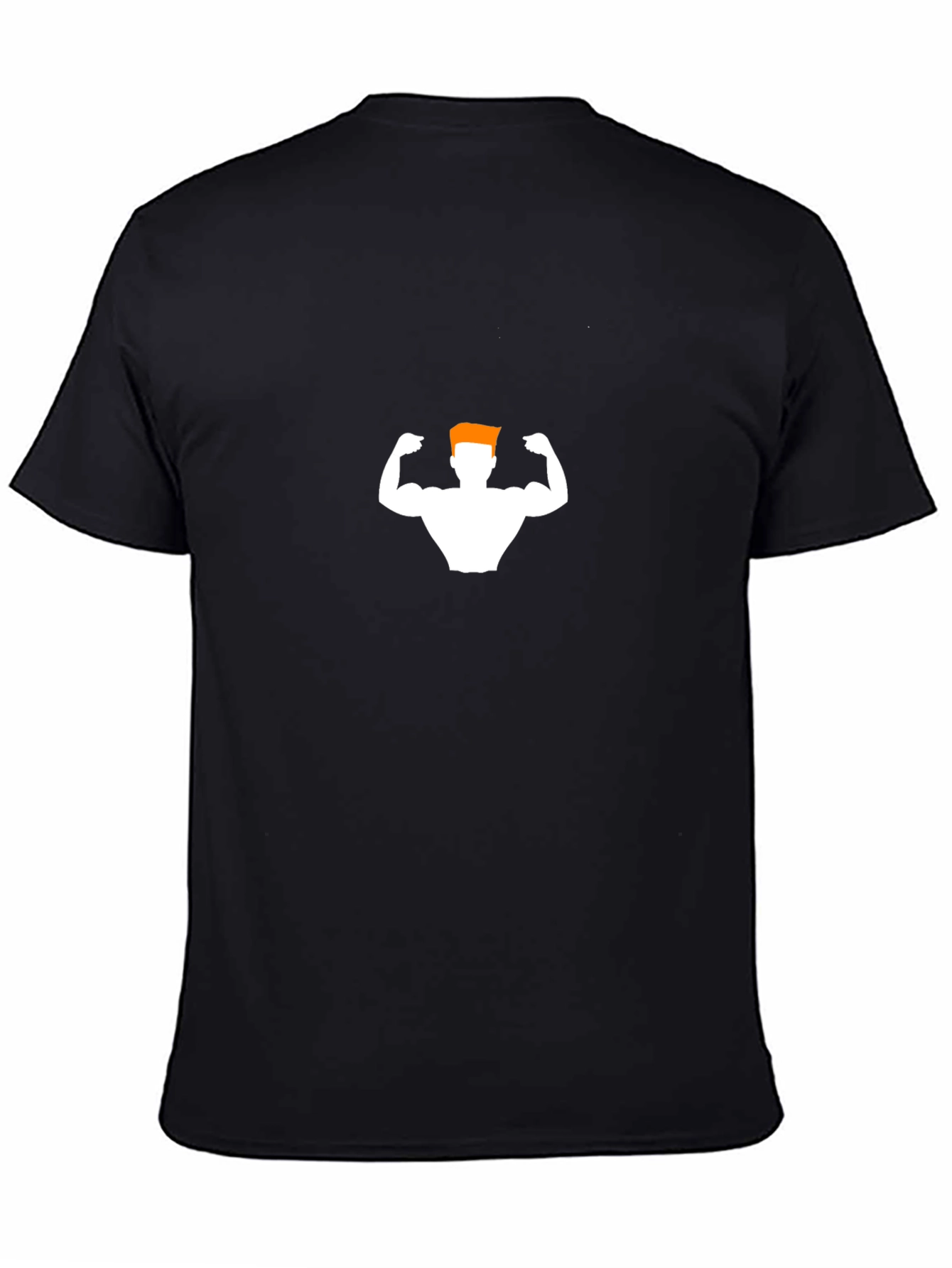 Retro Fitness Graphic Black T-Shirt