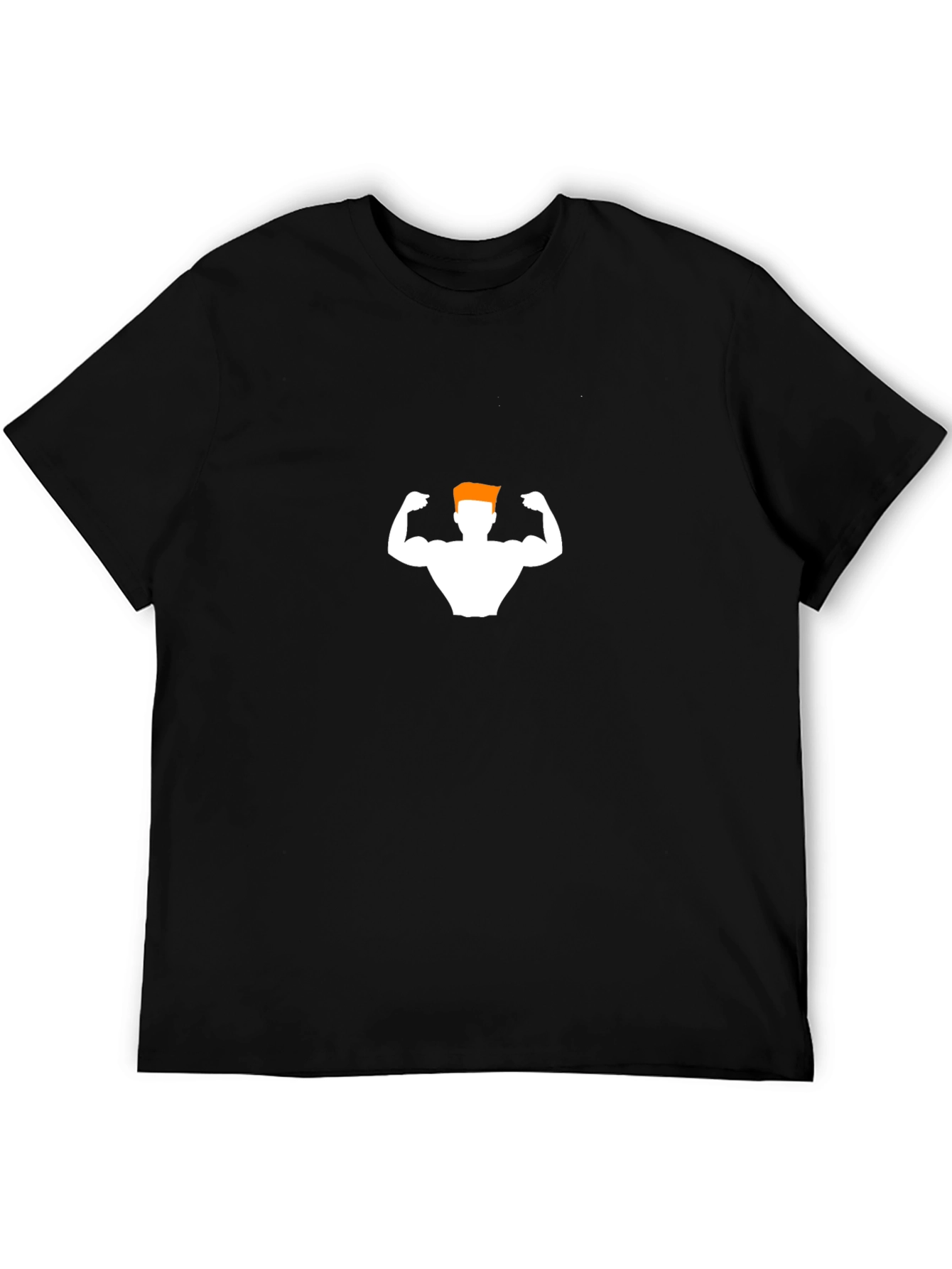 Retro Fitness Graphic Black T-Shirt