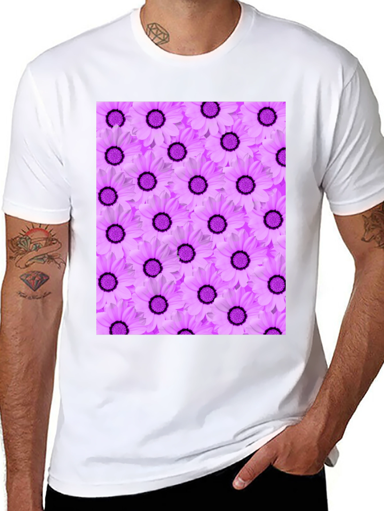 Floral Pattern T-Shirt