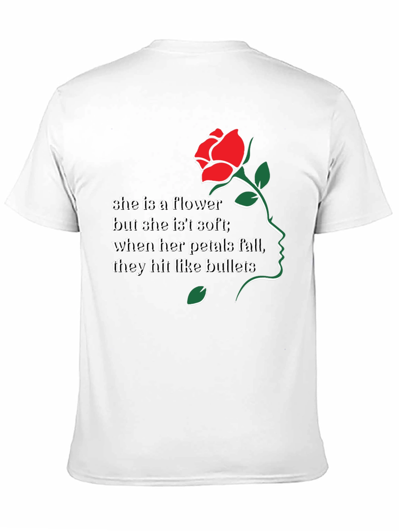 She is a Flower T-Shirt - Unique Graphic Tee