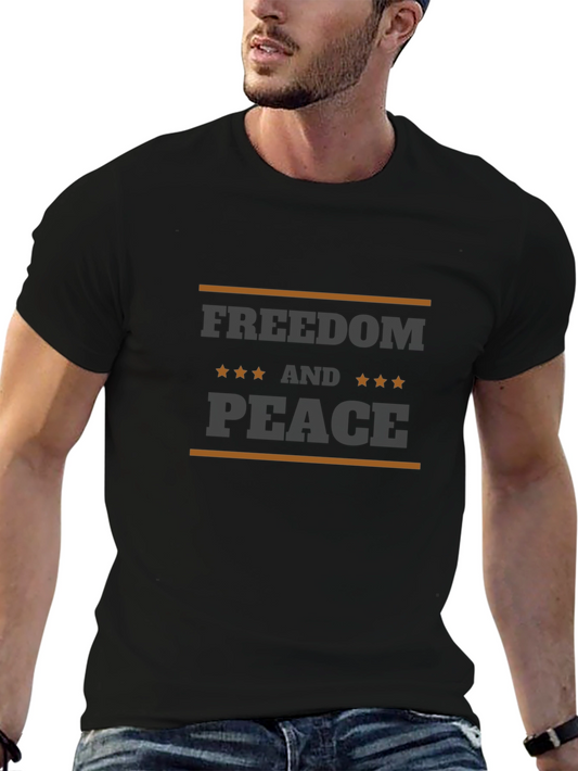 Freedom and Peace Graphic T-Shirt