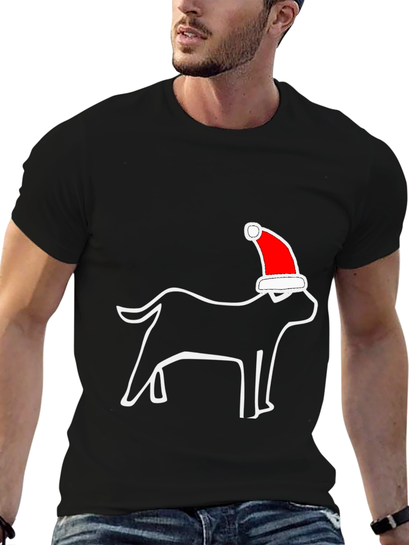 Festive Dog Tee: Holiday Spirit Apparel