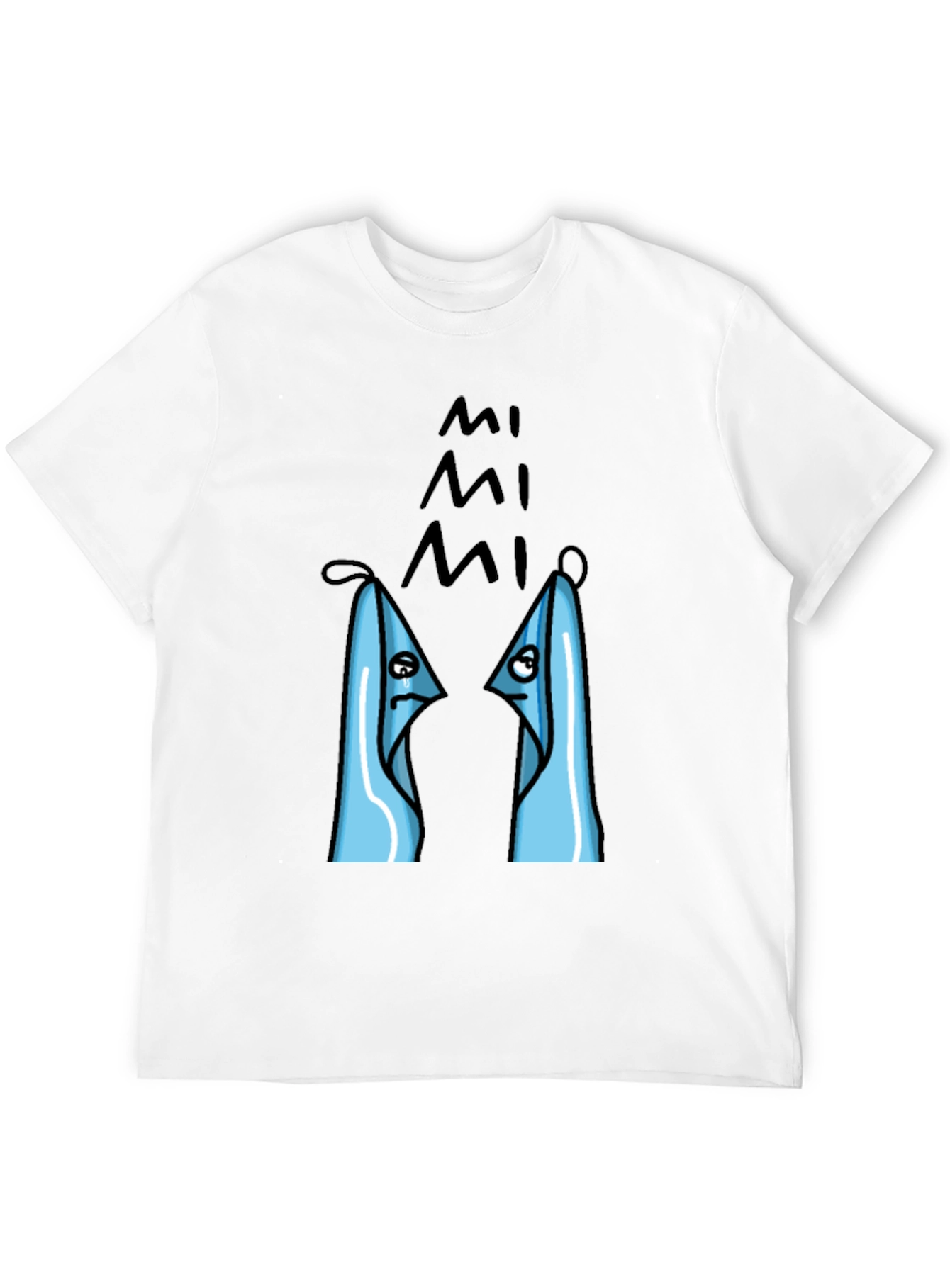 MiMis Sad Towels Black T-Shirt