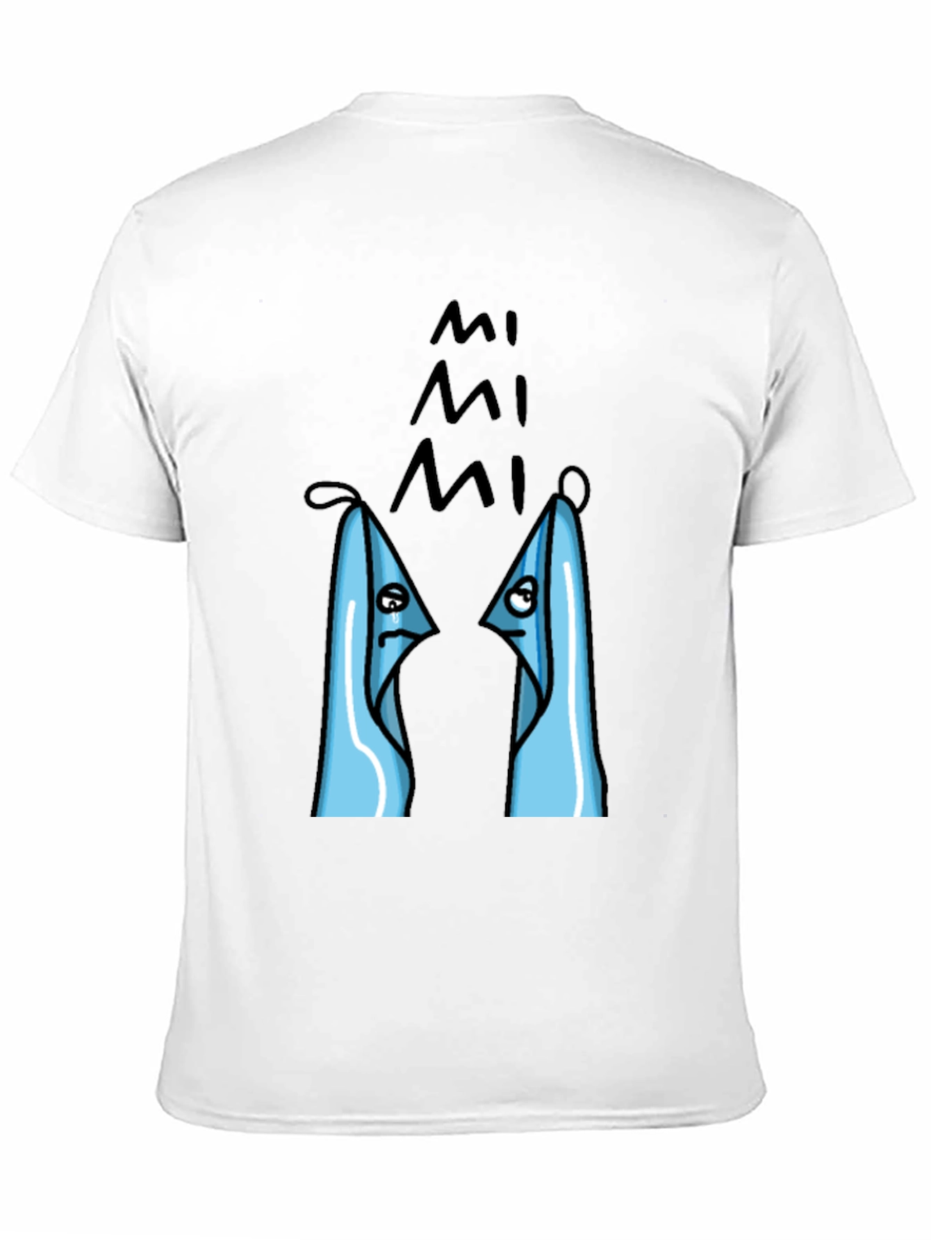 MiMis Sad Towels Black T-Shirt