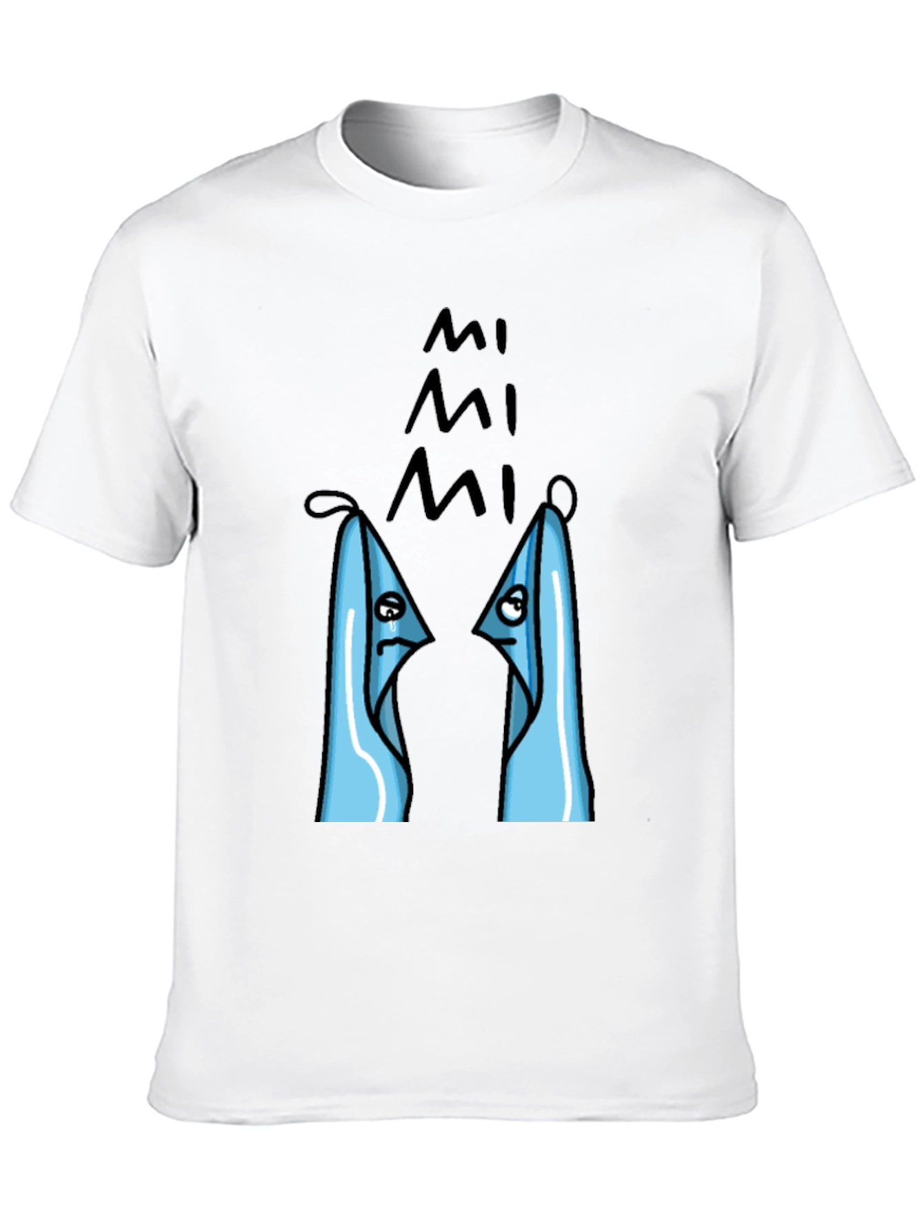 MiMis Sad Towels Black T-Shirt