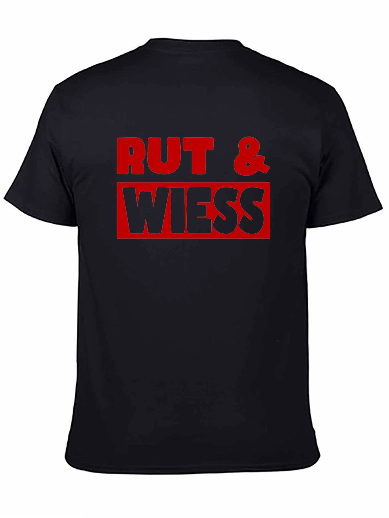 Rut & Wiess Black T-Shirt - Bold Graphic Tee