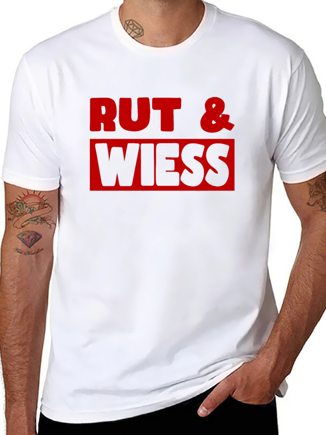Rut & Wiess Black T-Shirt - Bold Graphic Tee
