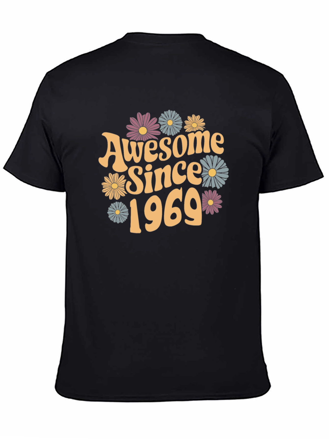 Awesome Since 1969 Black Graphic Tee