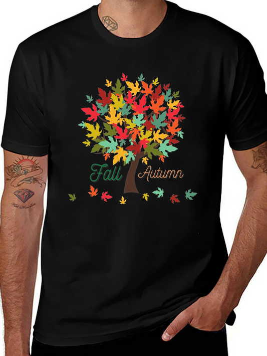 Fall Autumn Tree T-Shirt - Colorful Seasonal Design