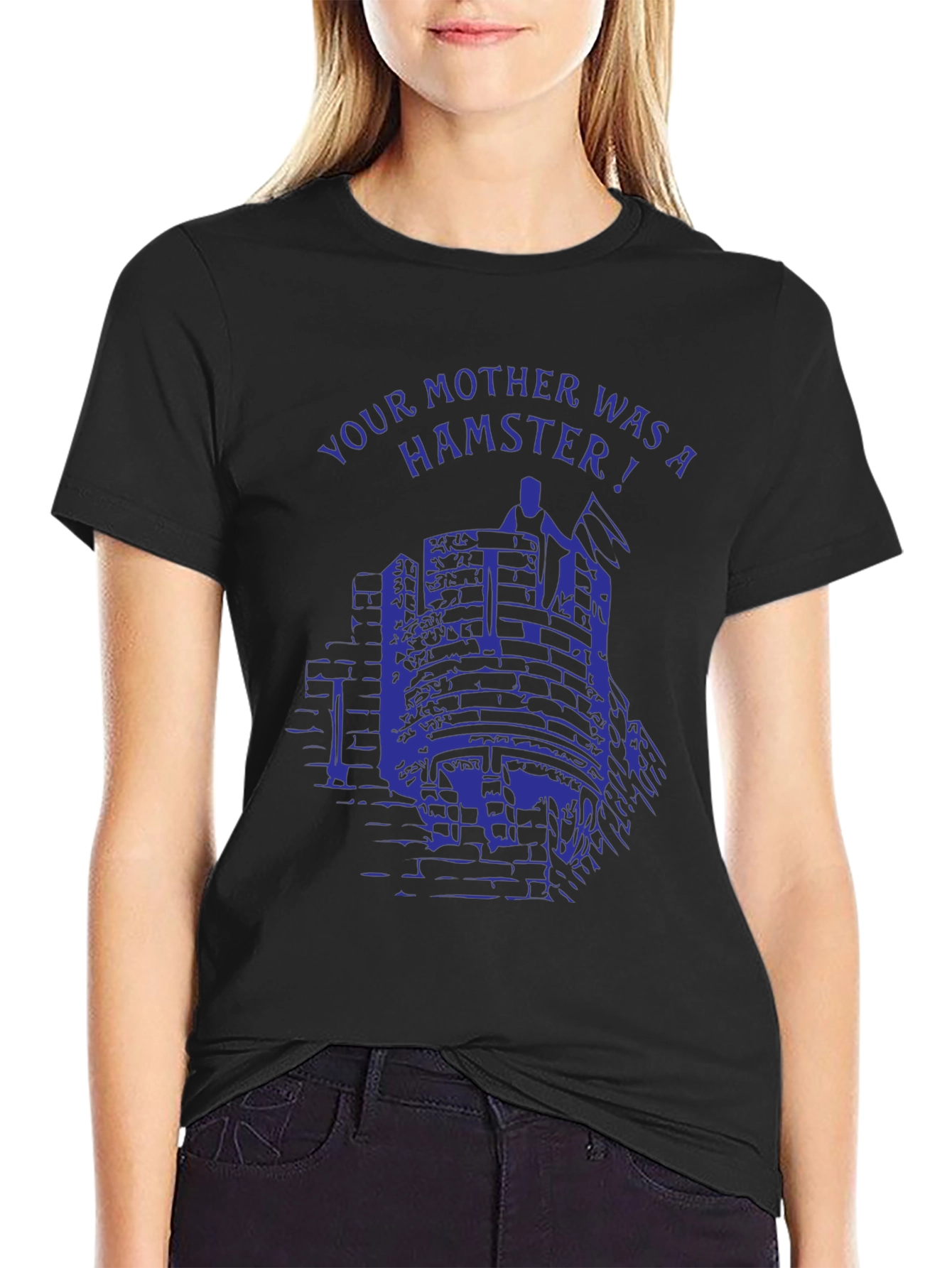 Your Mother Was a Hamster T-Shirt - Black