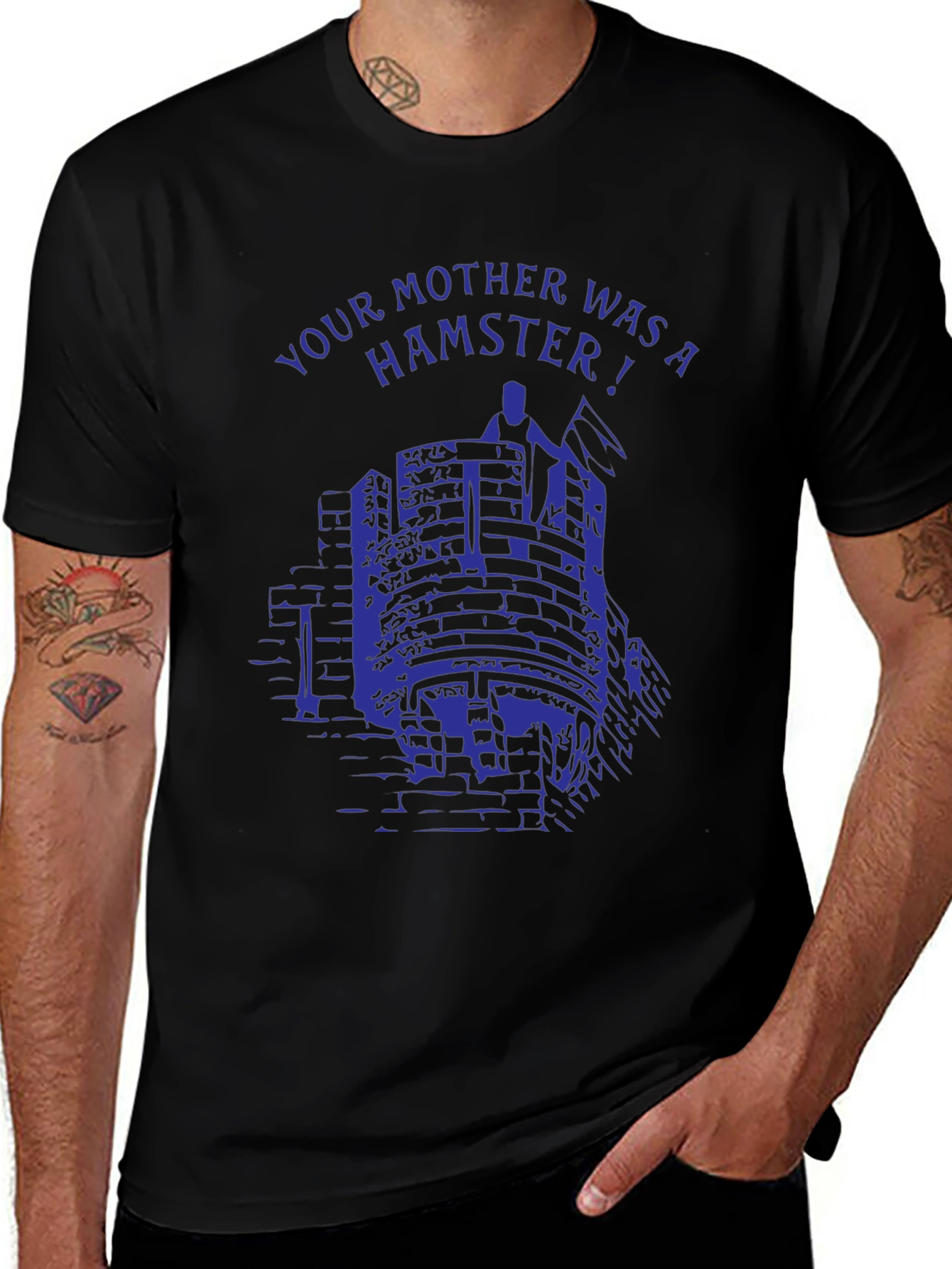 Your Mother Was a Hamster T-Shirt - Black