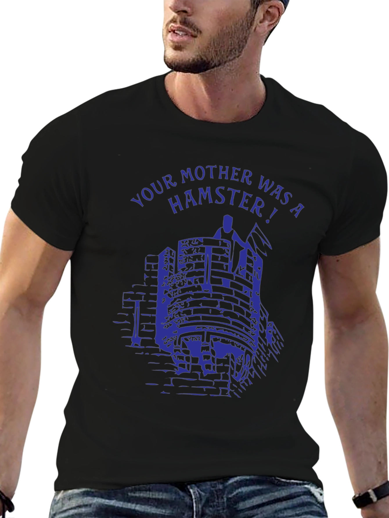 Your Mother Was a Hamster T-Shirt - Black