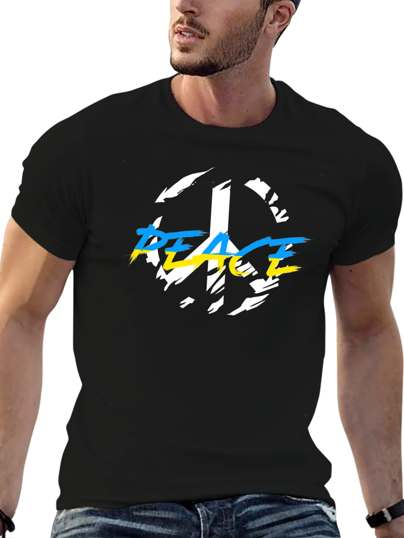 Ukraine Peace Sign T-Shirt