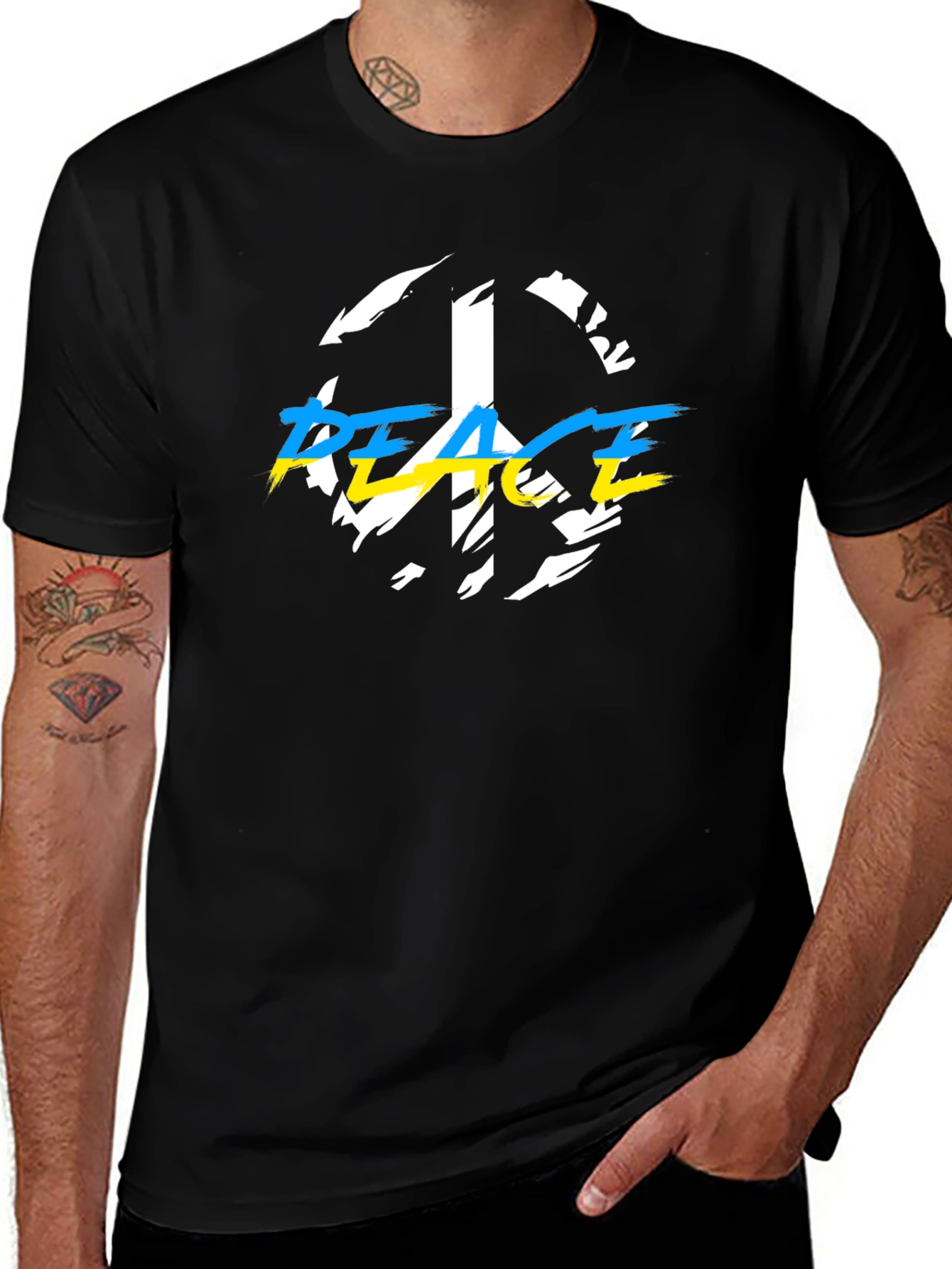 Ukraine Peace Sign T-Shirt