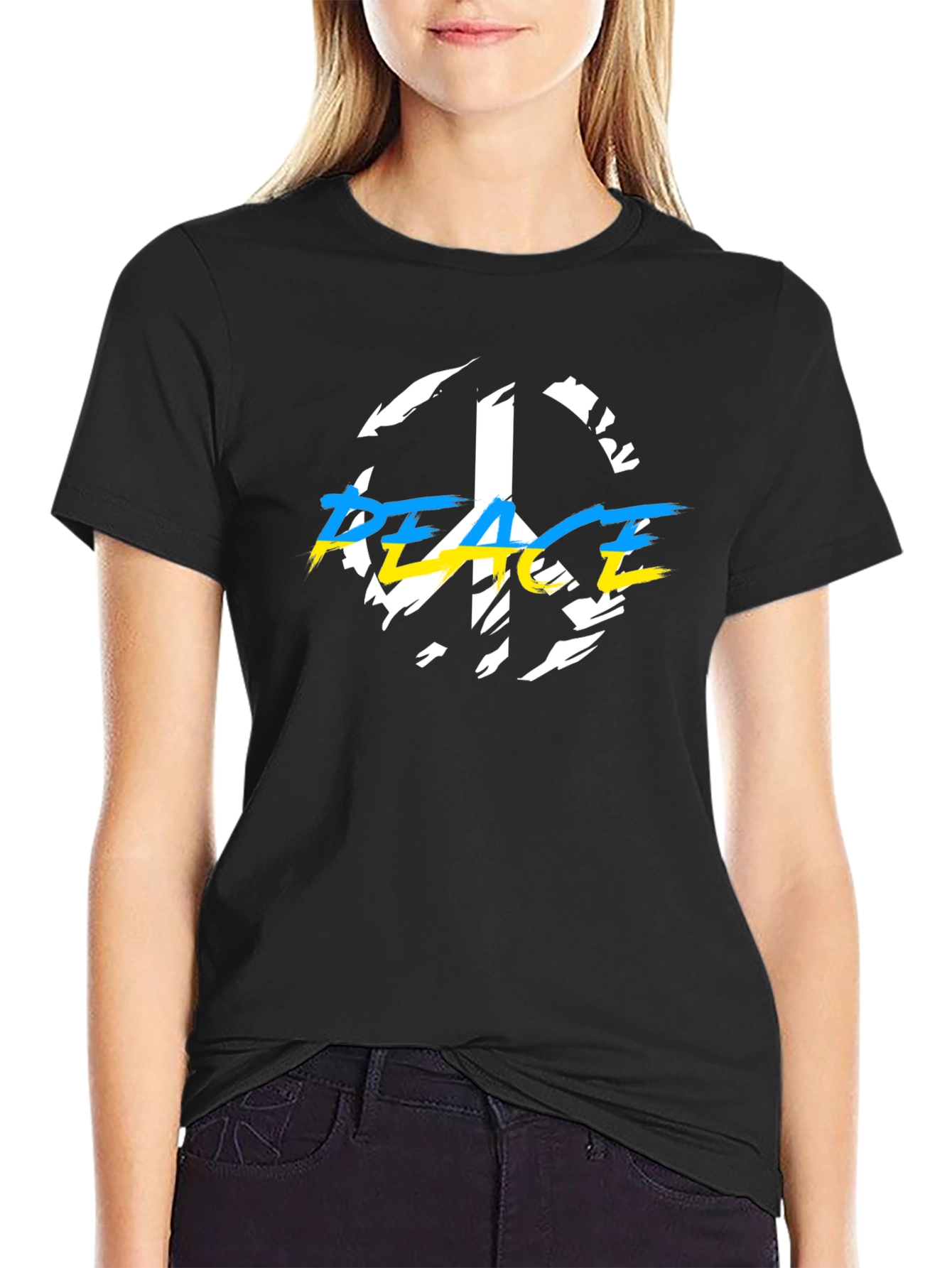 Ukraine Peace Sign T-Shirt
