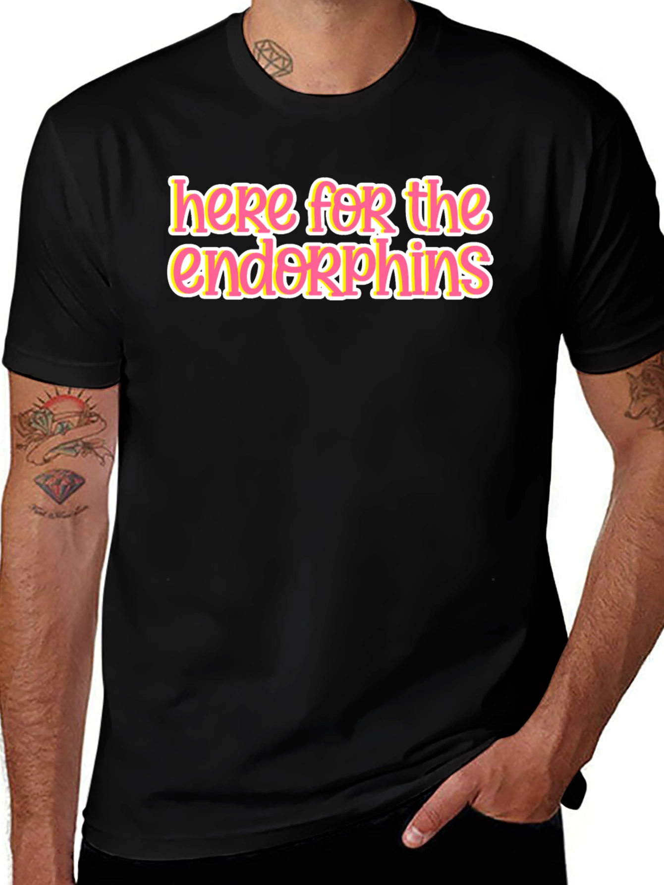 Here For The Endorphins Graphic Tee