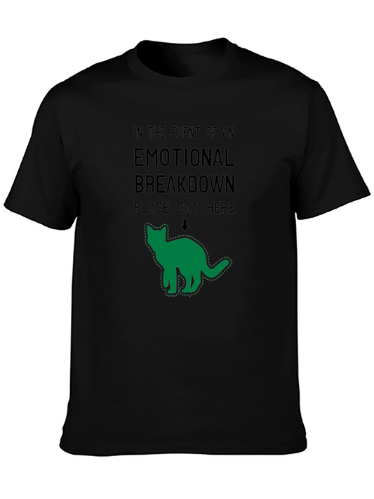 Emotional Support Cat T-Shirt - Funny Graphic Tee