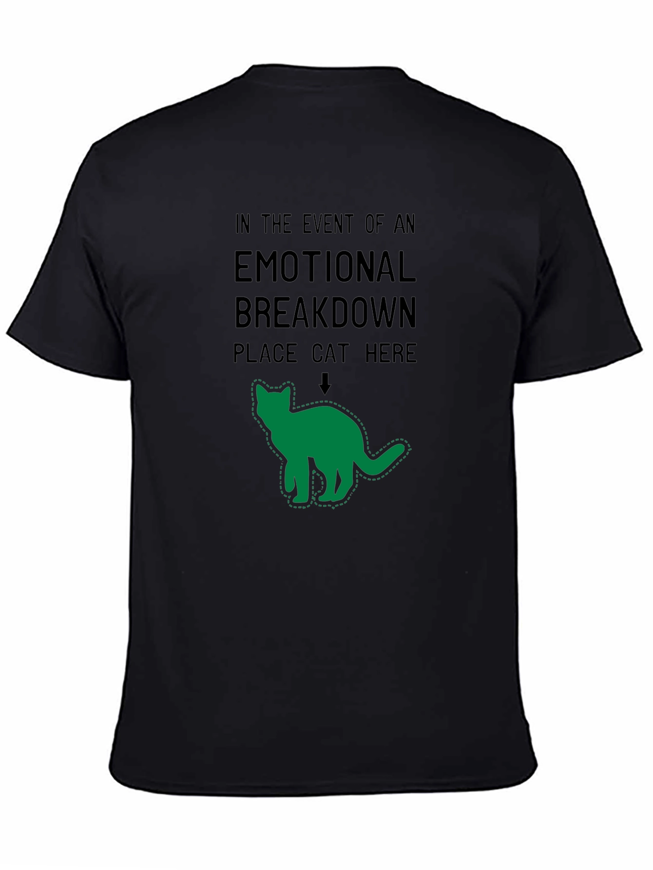 Emotional Support Cat T-Shirt - Funny Graphic Tee