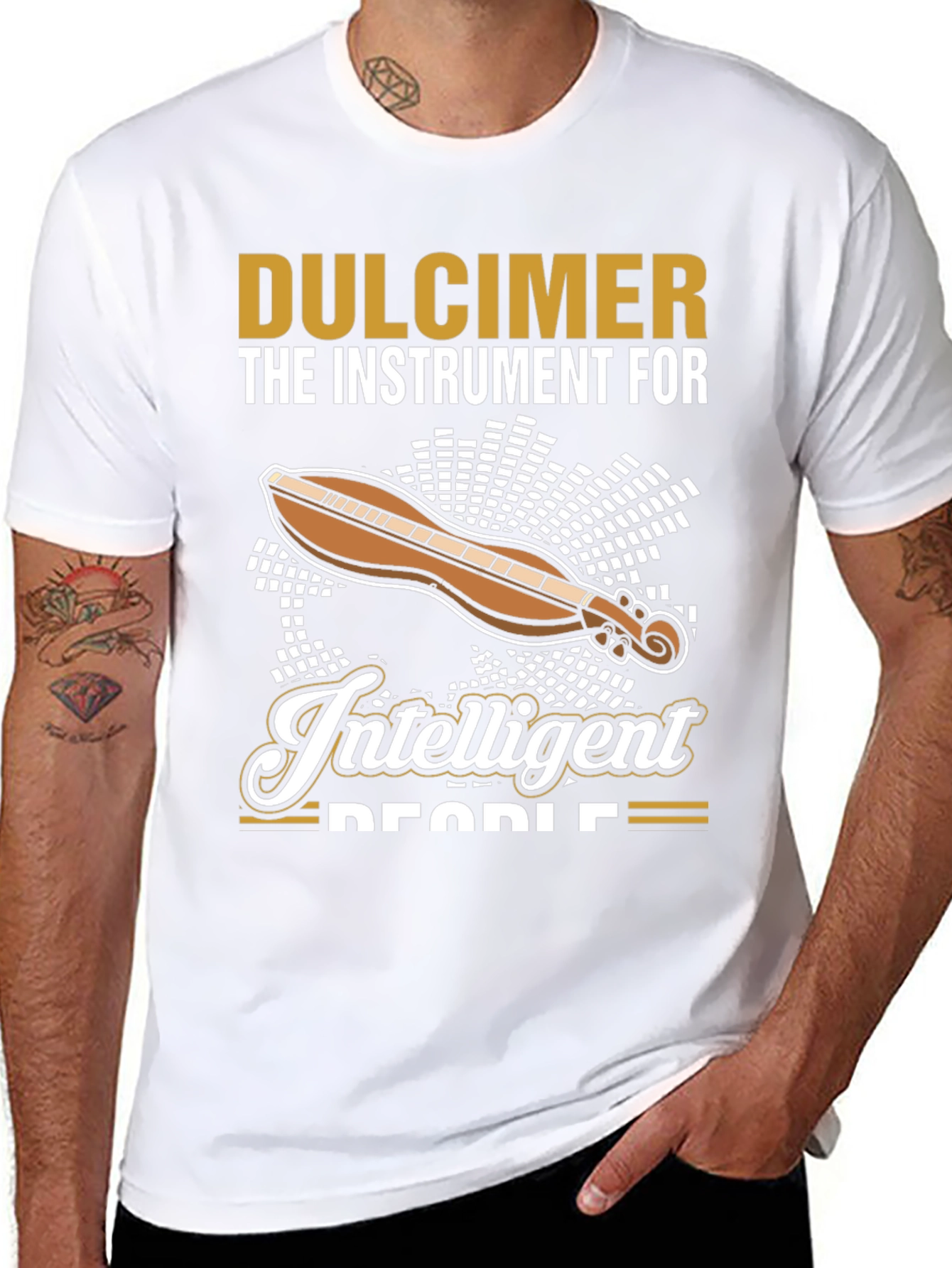 Dulcimer Intelligent People T-Shirt