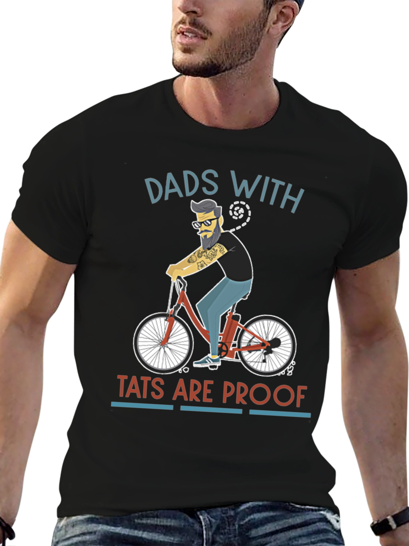 Dads With Tats Are Proof Graphic T-Shirt