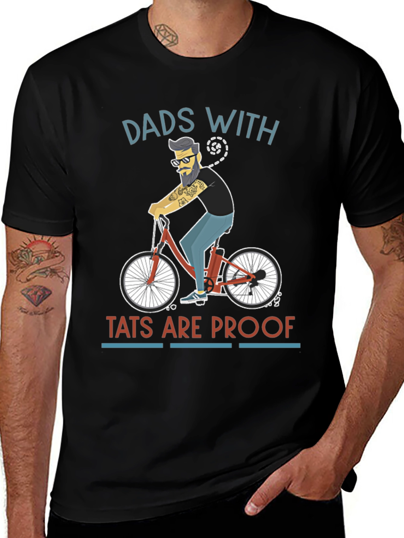 Dads With Tats Are Proof Graphic T-Shirt