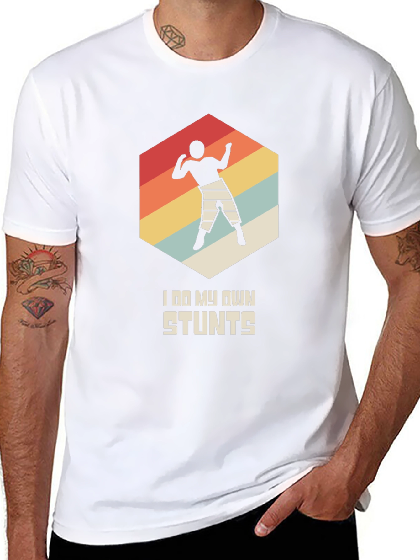 I Do My Own Stunts Graphic Tee