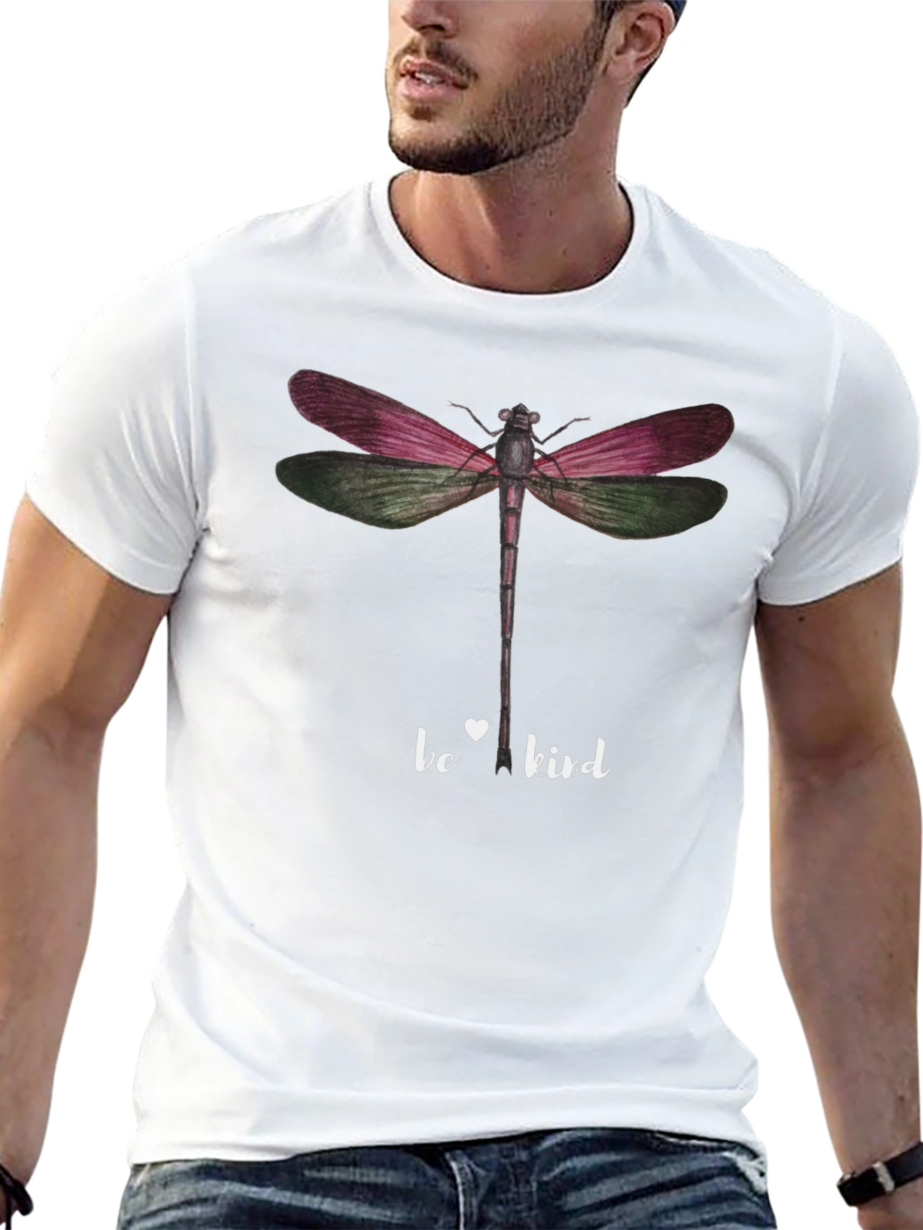 Be Kind Dragonfly Graphic T-Shirt