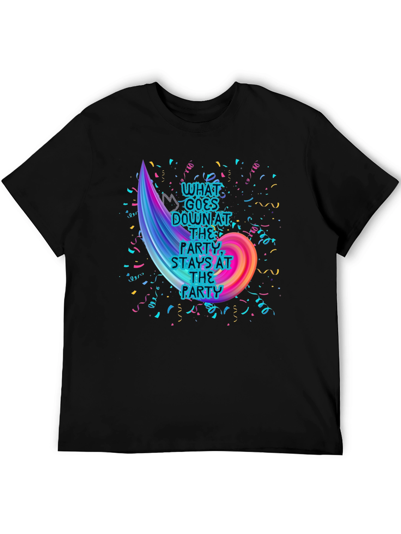 Party Slogan Graphic Tee