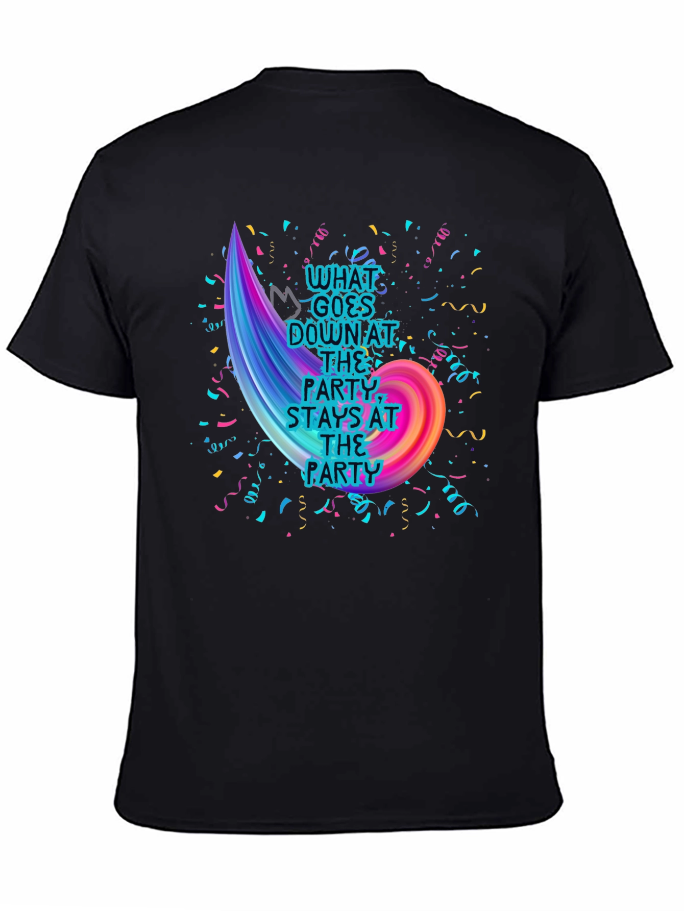 Party Slogan Graphic Tee