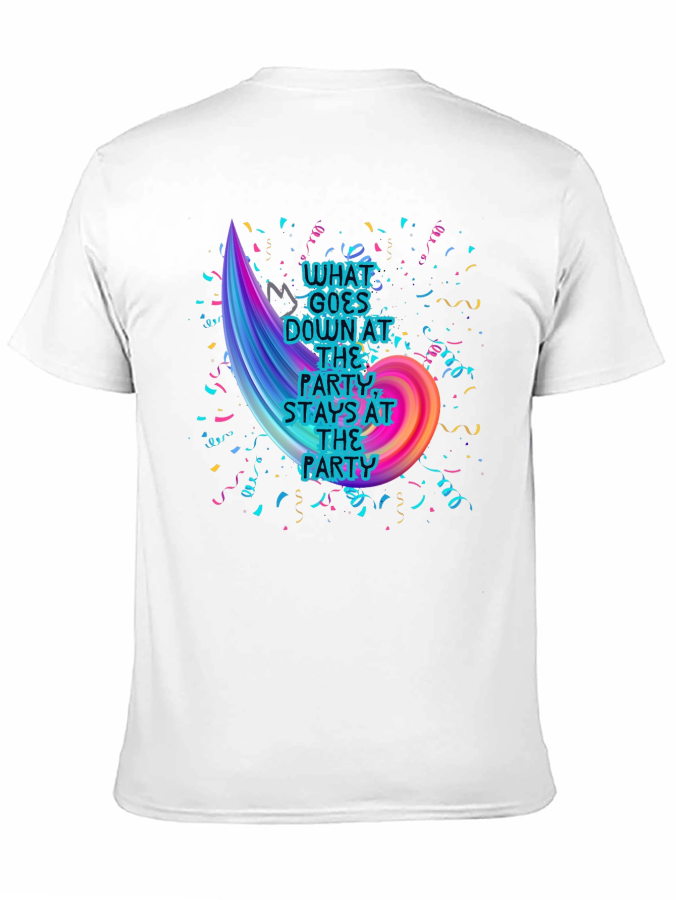 Party Slogan Graphic Tee