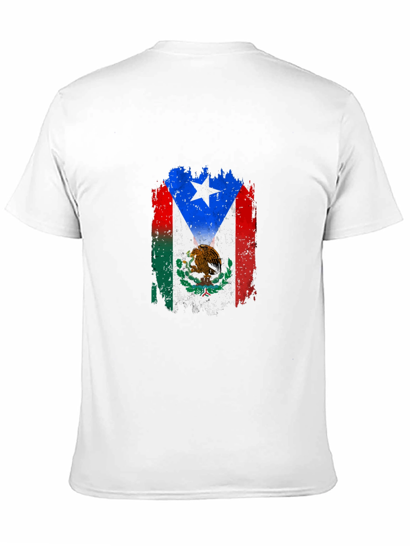 Puerto Rico Mexico Flag T-Shirt