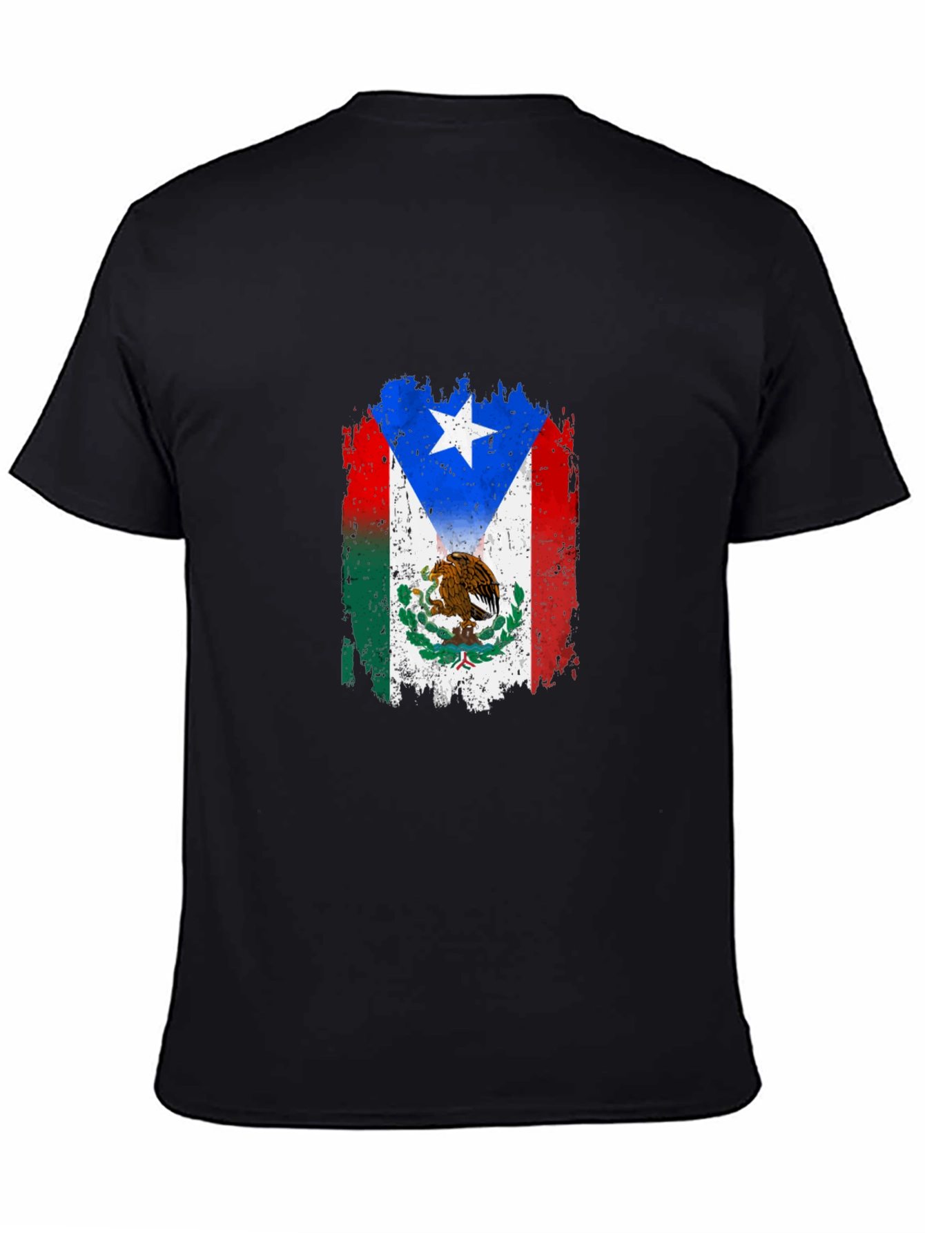 Puerto Rico Mexico Flag T-Shirt