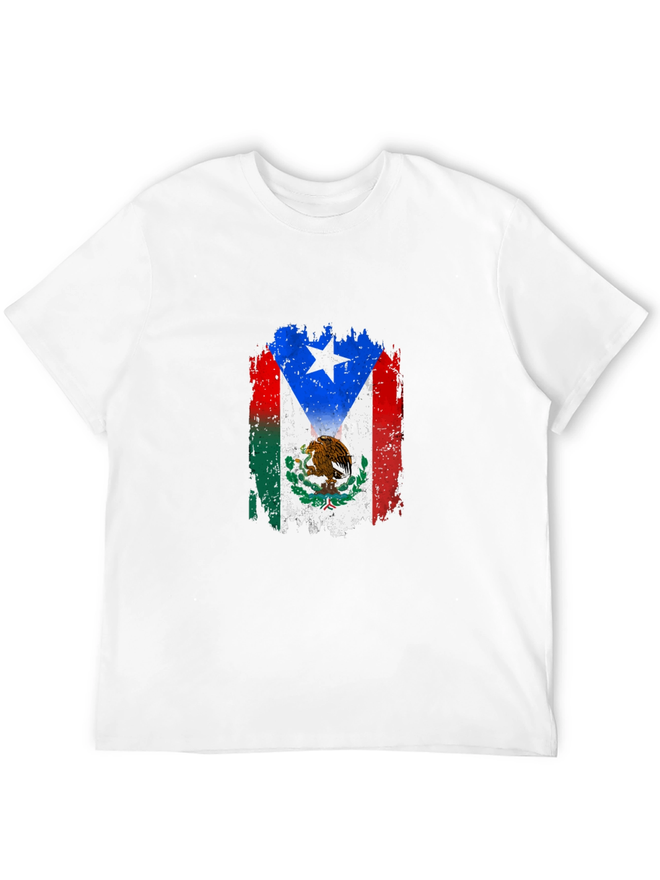 Puerto Rico Mexico Flag T-Shirt