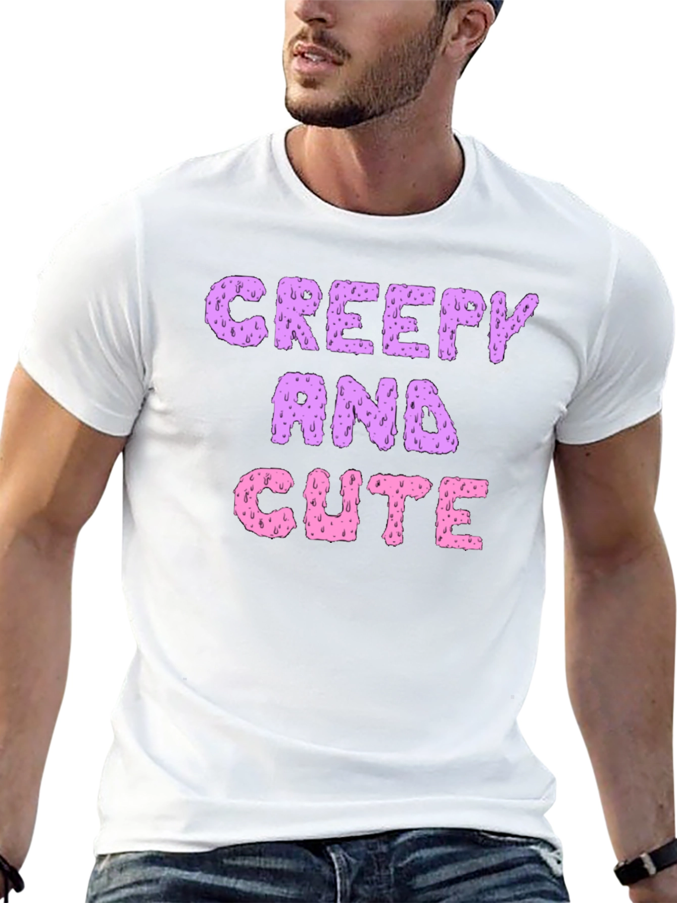 Creepy and Cute Graphic T-Shirt