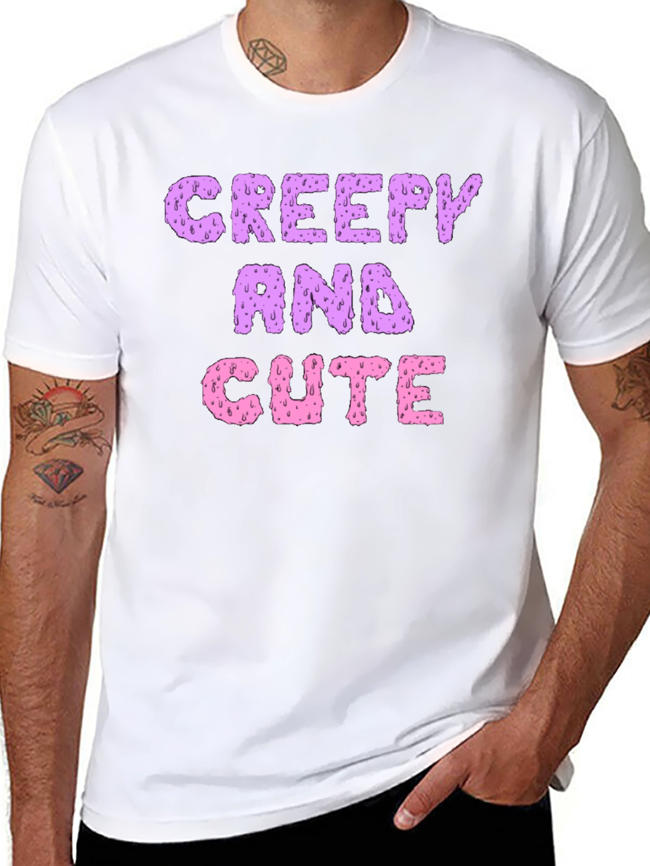 Creepy and Cute Graphic T-Shirt