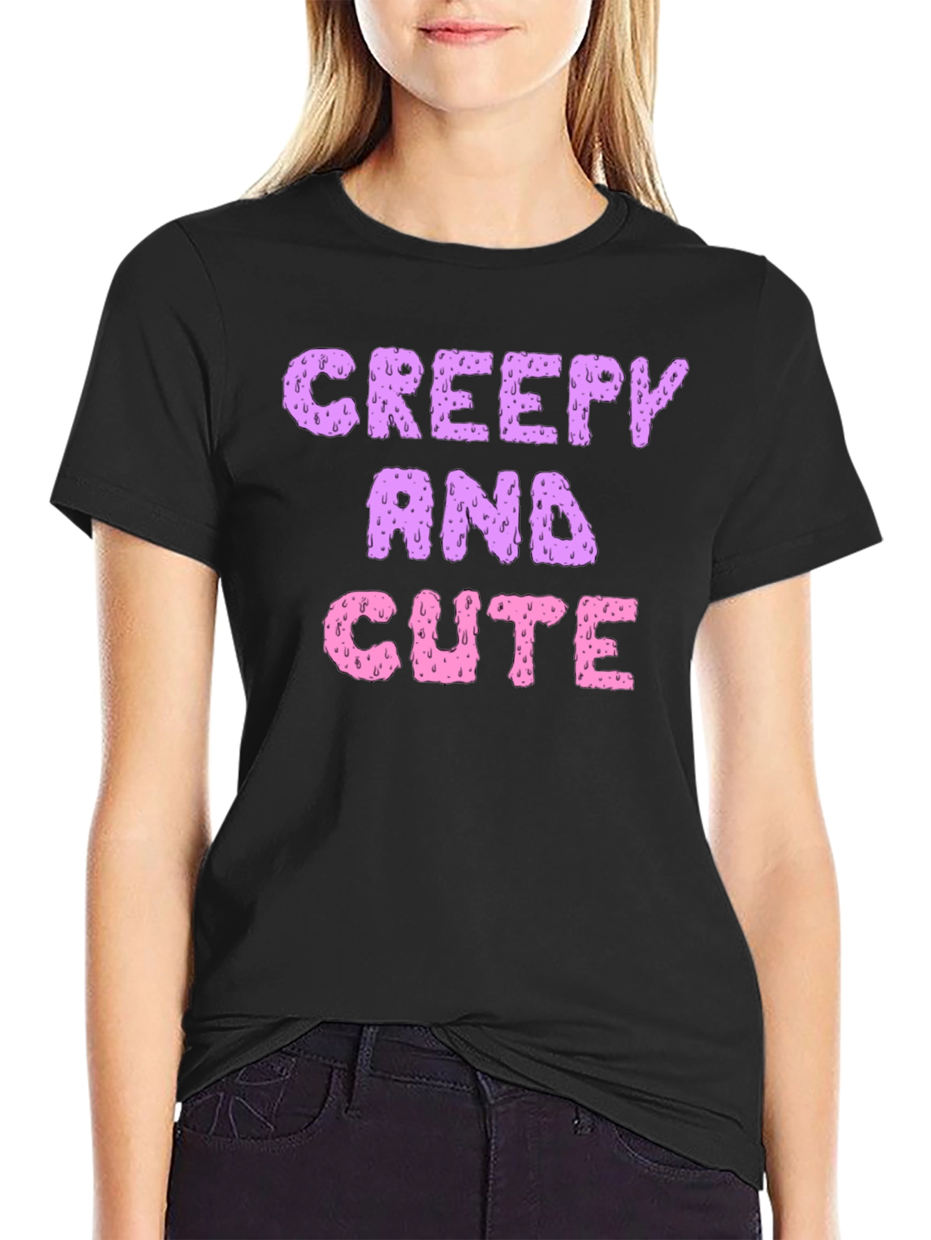 Creepy and Cute Graphic T-Shirt