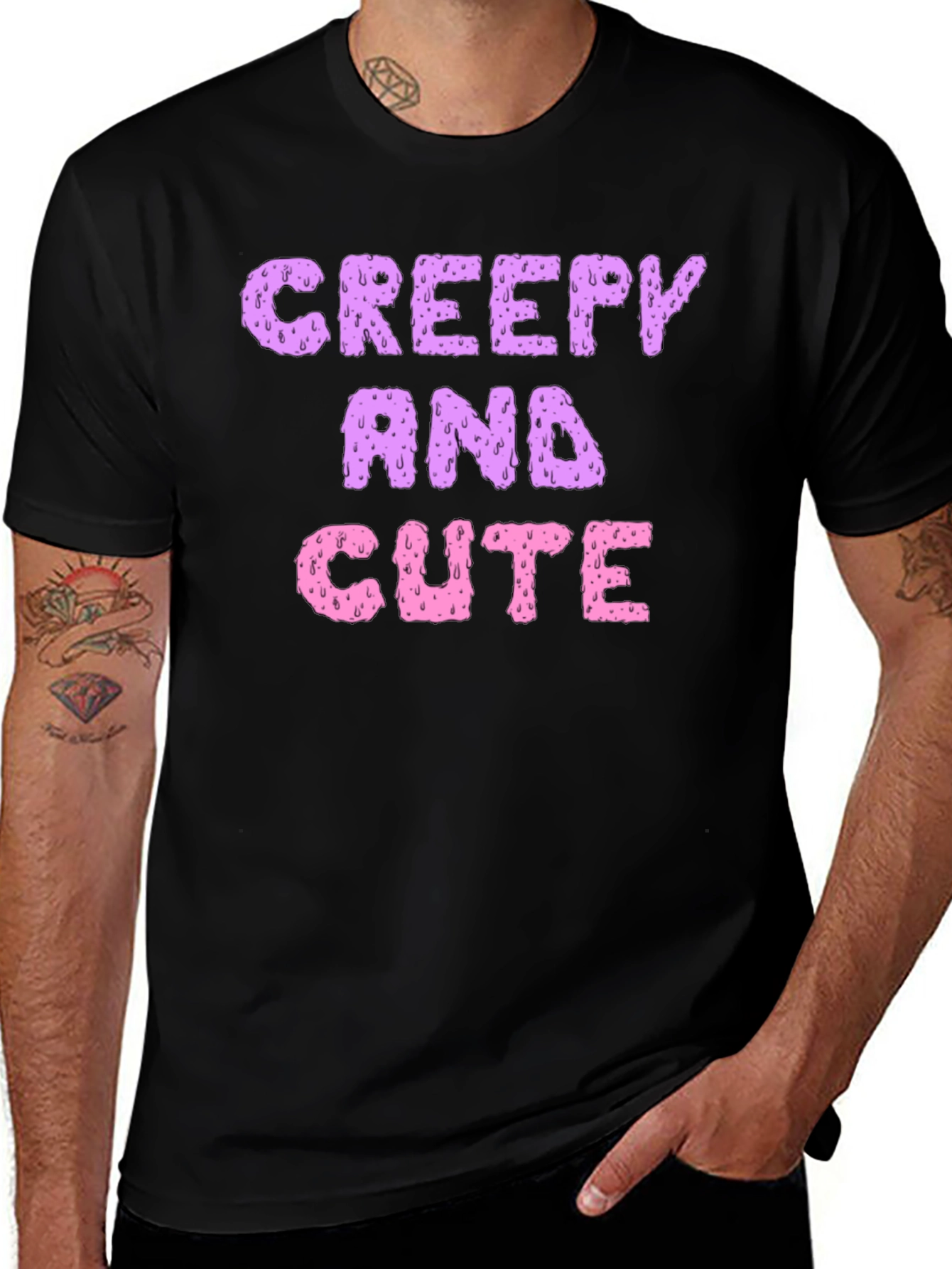 Creepy and Cute Graphic T-Shirt