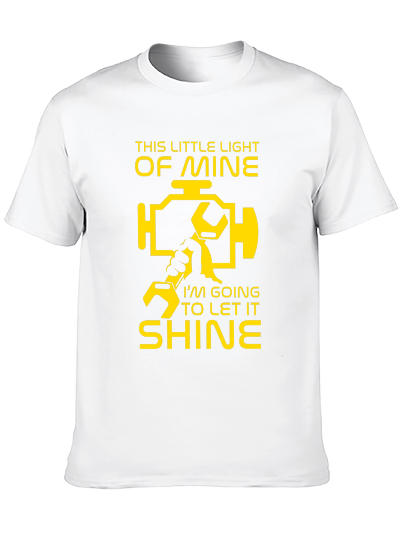 This Little Light of Mine Mechanic T-Shirt