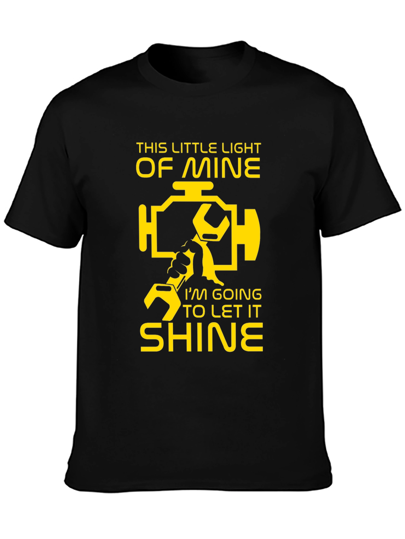 This Little Light of Mine Mechanic T-Shirt