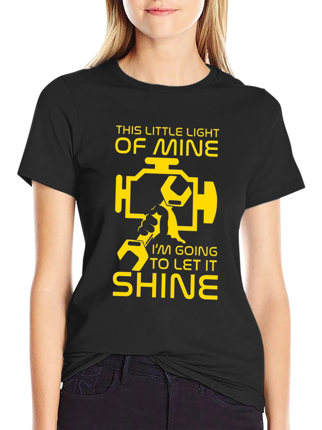 This Little Light of Mine Mechanic T-Shirt