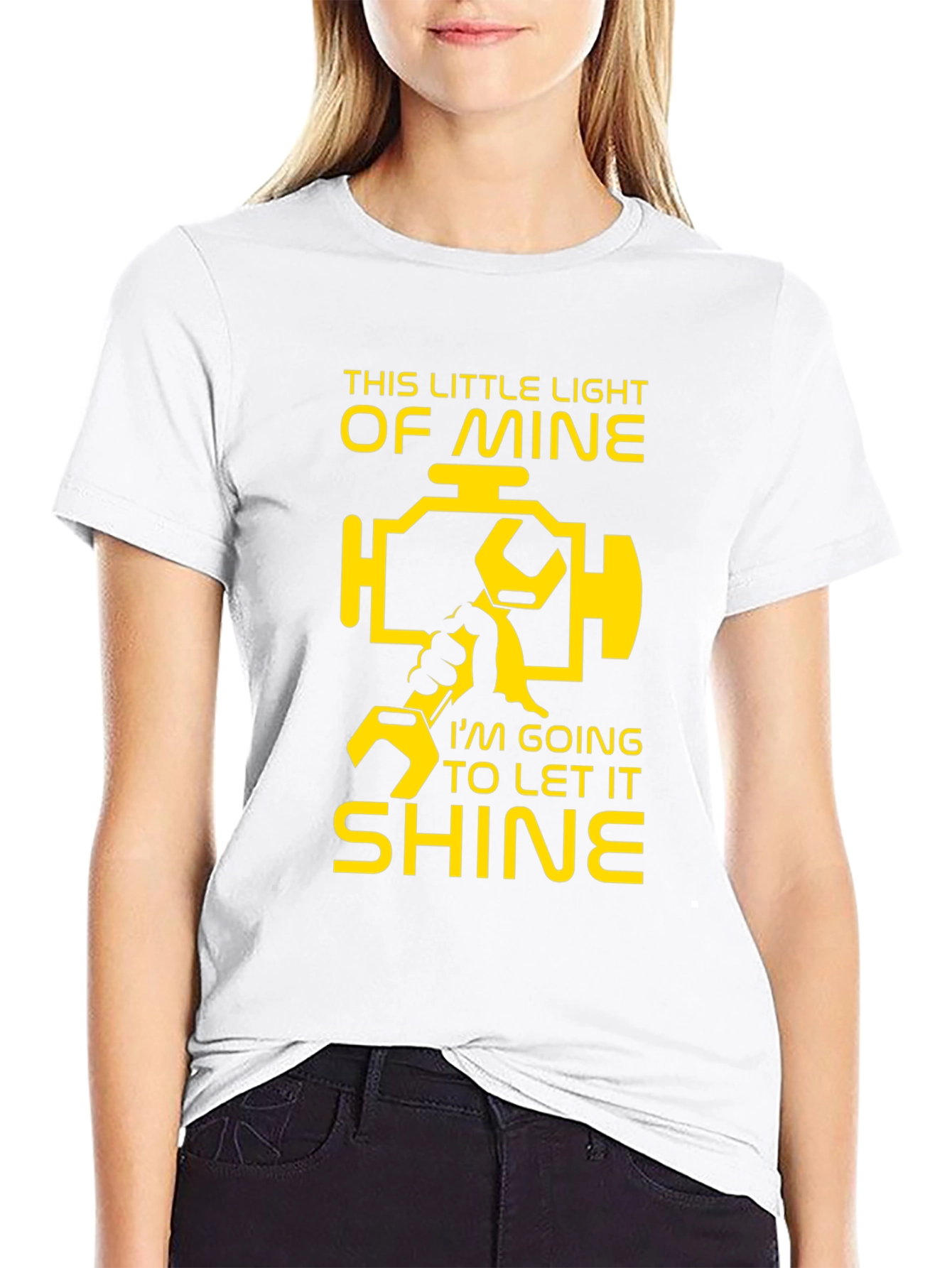 This Little Light of Mine Mechanic T-Shirt